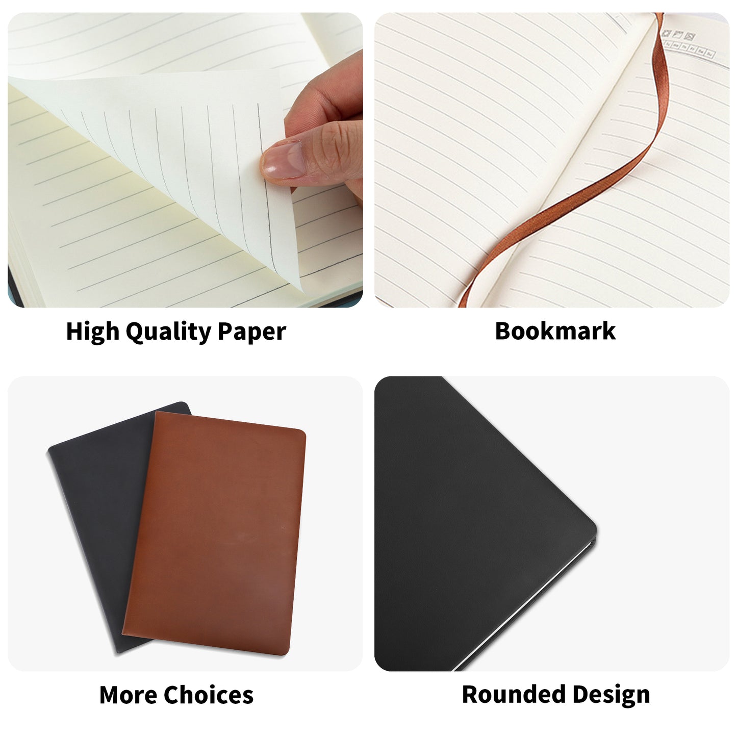 Evergreen FYI Line - Black and Brown Notebook / Journal