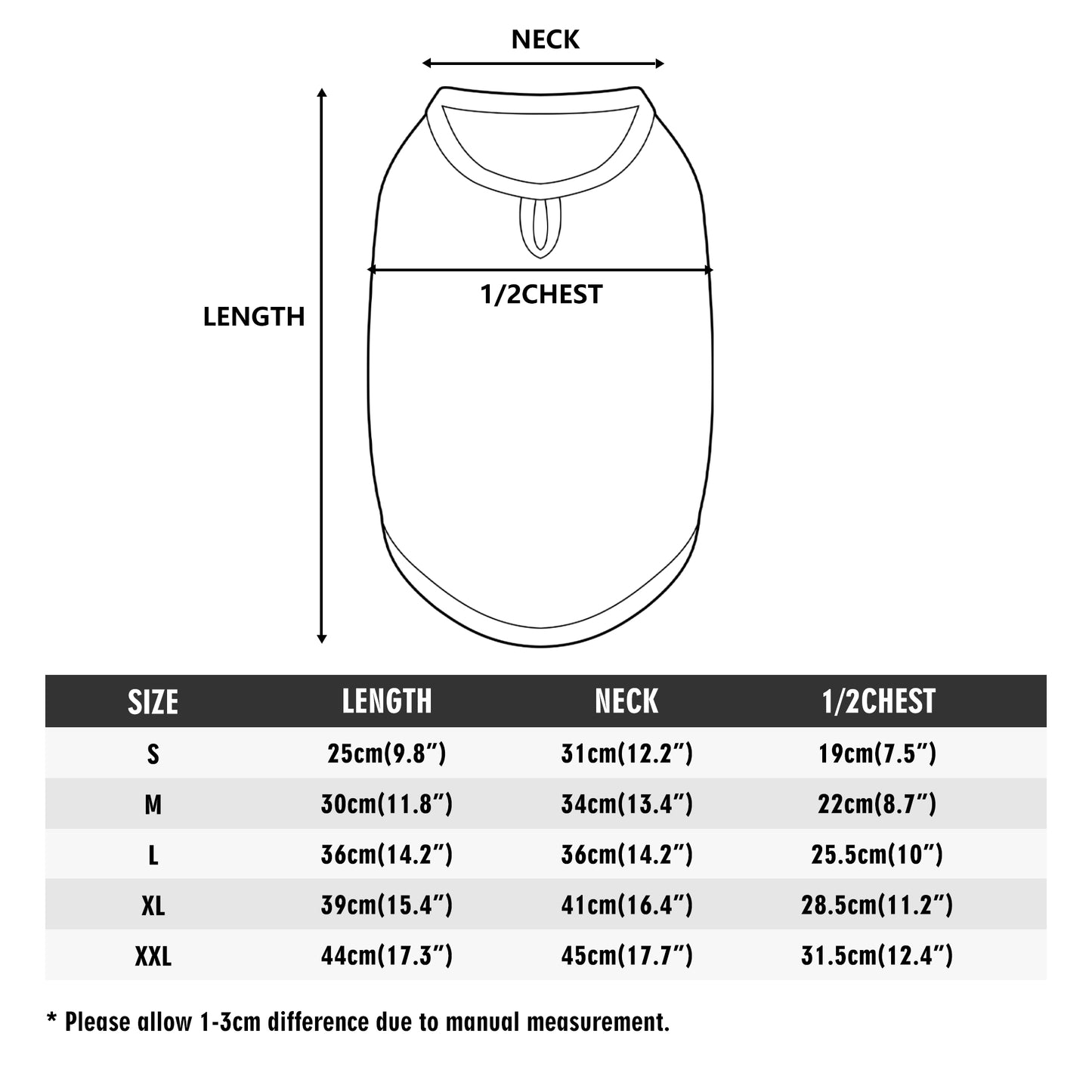 Evergreen Original Pets - Pet Shirt Clothing for Small Medium Dogs Cats