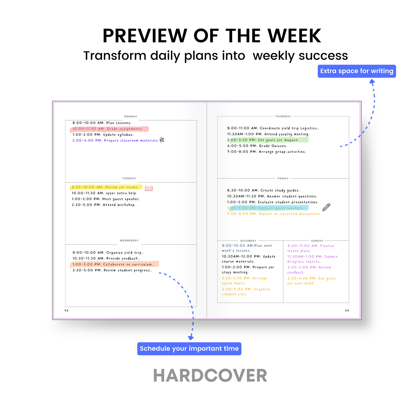 Time Resource Planner - A5 - Coil / Spiral bound - Annual Subscription